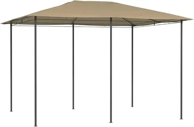 Productafbeelding van Paviljoen, 3x4x2,6 meter, taupekleurig, 160 g/m². Partytent, tuintent, feesttent, tuinpaviljoen voor tuin, bruiloft, camping