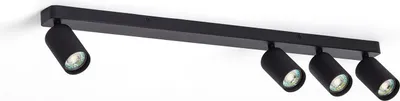 Produktbild von Deckenleuchte Aluminium Breixo 4 Strahler Schwarz