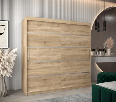 Image de MINIO Armoire 200 cm VERONA 1 Sonoma