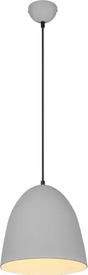 Zdjęcie produktu dla Lampa wisząca TILDA szara 1xE27x40W metal wym:150x25x25cm IP20 RL