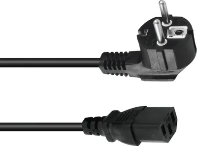 Produktbild von OMNITRONIC Kaltgeräte Netzkabel 3x0,75 1,5m sw