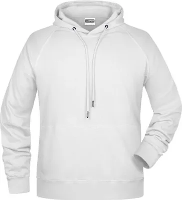Produktbild von Men's Hoody Kapuzensweat mit Raglanärmeln white, Gr. 5XL