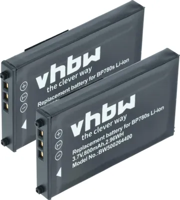 Produktbild von vhbw 2x Akku kompatibel mit Contax SL300RT Kamera (700 mAh, 3,7 V, Li-Ion)