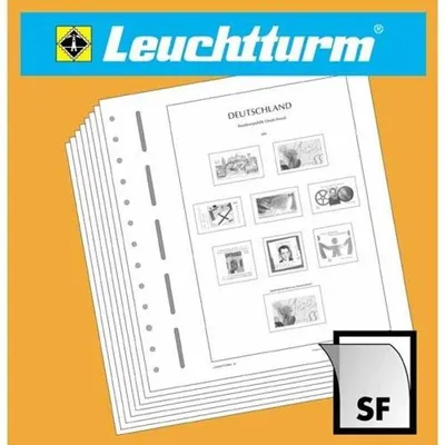 Produktbild von LEUCHTTURM Blankoblätter für Zehnerbogen, Bogenformat: 191x104 mm