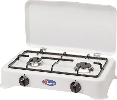 Image de Réchaud à Gaz 2 Feux Avec Thermocouple - Parker