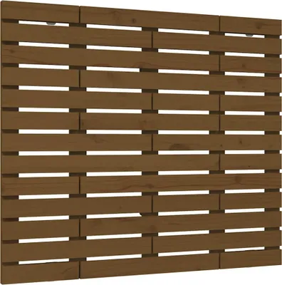 Obrázok produktu pre vidaXL Nástenné čelo Honey Brown 96x3x91,5 cm Masívne borovicové drevo
