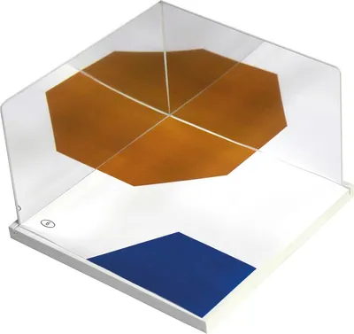 Produktbild von TimeTEX Geometrie-Eckspiegel mit Grundplatte, 18-tlg.