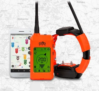 Image de Collier Localisateur GPS pour chiens Dogtrace X30 Portée 20 kilomètres, fonctions d'entraînement incluses, fonctionne avec l'application et le contrôle du smartphone, nouvelle version 2019