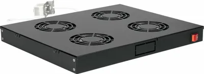 Immagine prodotto di Equip Lüftermodul 19" für Serverschränke 4xLüfter RAL9005 (EZF-4-B)