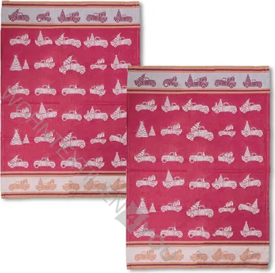 Produktbild von PAD Geschirrtuch JOKES 2-er packung 50 x 70 cm 100% Baumwolle, weihnachtlich