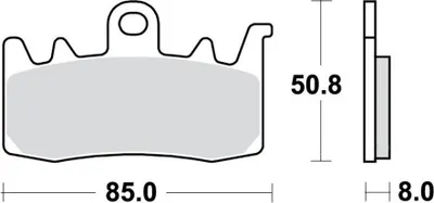 Zdjęcie produktu dla Klocki Hamulcowe Przód Moto (Sinter Street) Ducati 800 Scrambler Classic (17-) Bmw R 1200 Gs Adventure (16-)