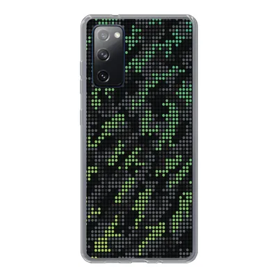 Produktbild von MuchoWow® Handyhülle Schutzhülle Hülle für Samsung Galaxy S20 FE Camouflage-Muster aus grünen und grauen Punkten Silikon Softcase Handy Hülle - Abdeckung