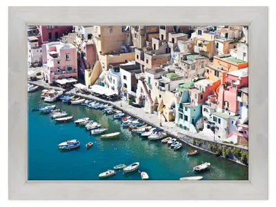 Imagen del producto de Cuadro sobre lienzo que representa la isla de Procida