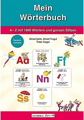 Obrázok produktu pre Mein Wörterbuch, Deutsch-Türkisch: A-Z mit 1800 Wörtern und ganzen Sätzen