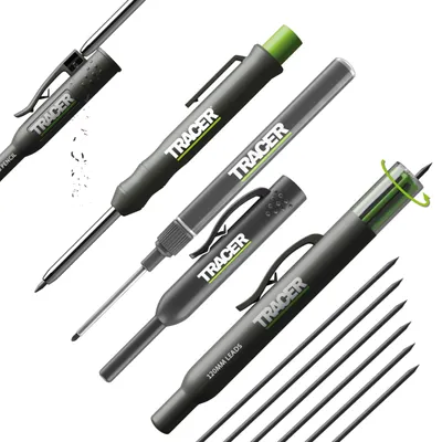 Tiefenmarkierungs-Set mit Marker, Bleistift, 6 Minen