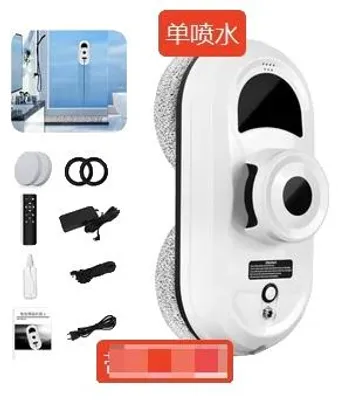Imagen del producto de Robots para la limpieza de ventanas, navegación inteligente, control remoto y sistema de pulverización de agua individual