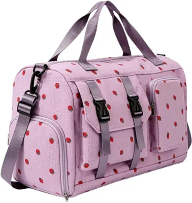 Image de Sac de sport avec compartiment à chaussures, plusieurs compartiments de rangement, 40 litres, idéal pour la salle de sport et les voyages