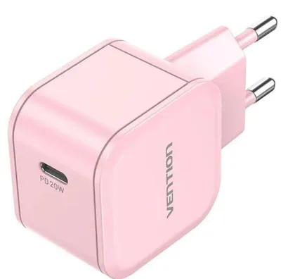 Produktbild von Vention Fejp0-eu Usb-c-ladegerät Rosa Rosa One Size