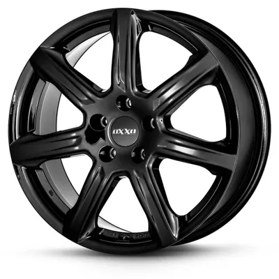 Produktbild von 18 Zoll Alufelge OXXO Ferox Black 18"x7.50" 5x114.3 PCD ET38 72.6mm Felge Schwarz