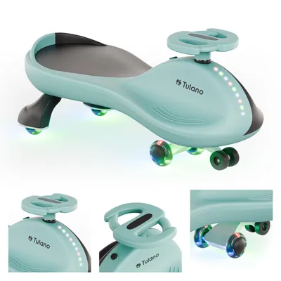 Produktbild von TULANO Focus 35 LED Rutschauto für Kinder -  Kinderfahrzeug - Maximale Tragfähigkeit von 100 kg - Auto Swing Car Rutscher