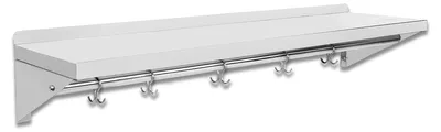 Produktbild von Beeketal Gastro Edelstahlregal Regal Wandregal WABG-30