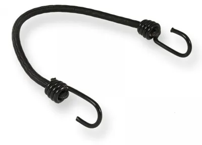 Produktbild von Dreamprint Expander 10 Stück Schwarz 40cm 8mm Ø Planenspanner Spanner mit Spiralhaken