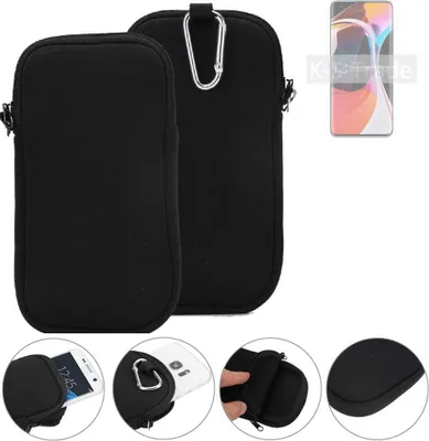 Produktbild von K-S-Trade Neopren-Hülle Handyhülle kompatibel mit Xiaomi Mi 10 Schutzhülle Neoprenhülle Sleeve Schutz-Hülle Gürtel Tasche Case Holster