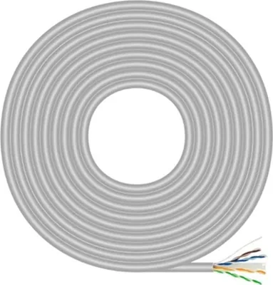 Produktbild von AISENS A135-0660, 100 m, Cat6, U/UTP (UTP), Grau