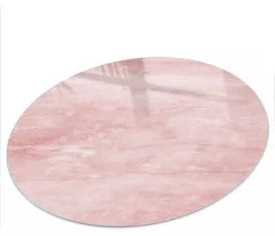 Produktbild von Bedruckte Glas Tischplatte fi100 cm – Glas Tischplatte Küche – Tischplatte aus Sicherheitsglas – Glasplatte für Küchentisch – Moderne Tischplatte Glas – Dekorative Glastischplatte – Pflegeleichte Tischplatte Küche – Rosa Eleganz, KI-generiertes Bild