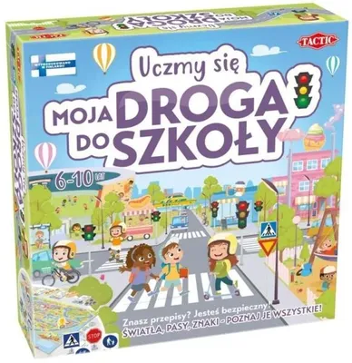 Obrázok produktu pre Vzdelávacia hra Naučme sa cestu do školy pre deti vo veku 6-10 rokov