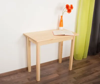 Produktbild von Esstisch 50x90 cm Kiefer massiv, Farbe: Natur