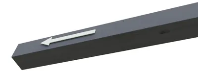 Produktbild von Pfostenverlängerung SKAN HOLZ auf 300 cm 11,5 x 11,5 cm anthrazit