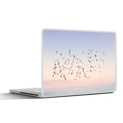 Produktbild von MuchoWow® Laptop Aufkleber Sticker Cover Vögel - Meer - Himmel - Natur - Sommer 31x22.5 cm - Laptop-Deko