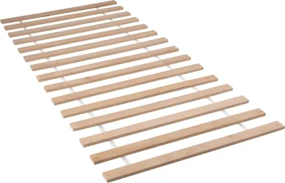 Produktbild von Rolllattenrost - Fichte-/ Kieferlatten - 90 x 200 cm - mit Textilband