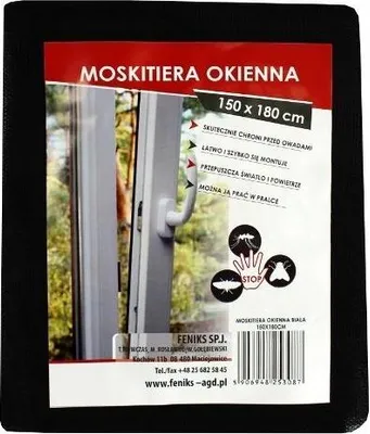 Obrázek produktu pro Okenní moskytiéra, samolepicí, pro vlastní montáž 150x180 cm
