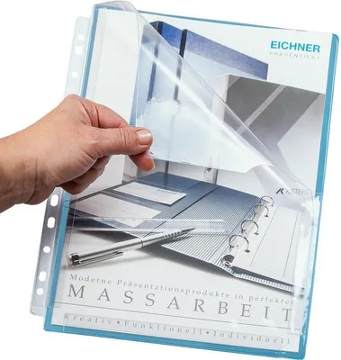 Immagine prodotto di EICHNER 9218-01056 EICHNER Dokumentenhülle Dehnfaltentasche transparent A4, 10 St.