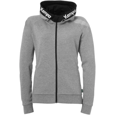 Obrázok produktu pre Kempa Core 26 Hood Jacket Women, dark grau melange