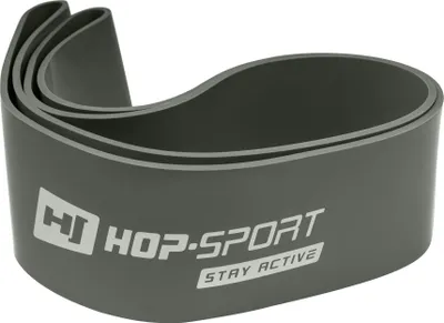 Obrázok produktu pre Latexová fitness guma Hop-Sport 55-137 kg HS-L101RR na posilňovanie a budovanie svalov - sivá