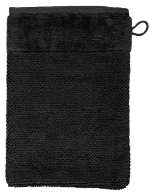 Produktbild von MÖVE Bamboo Luxe, Baumwolle, Viskose, Einfarbig, Schwarz, Waschlappen, 1 Stück(e)