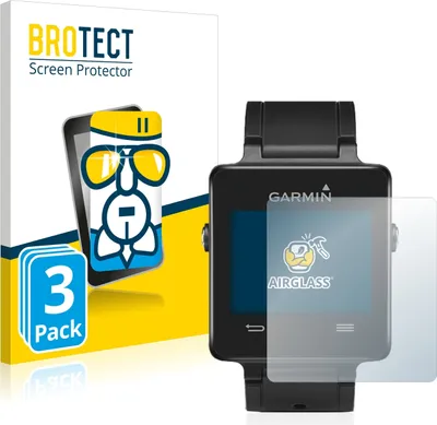 Produktbild von 3x BROTECT Schutzglas für Garmin vivoactive Schutzfolie Panzer Folie Glas Display Schutz klar