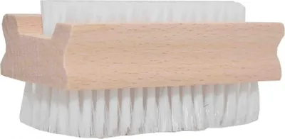 Image de Brosse à ongles en bois avec poils en PVC - D&L soin des mains et des ongles 9,5 cm