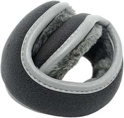 Image de Cagoules en polaire pour hommes, pour les voyages, le vélo et les sports d'hiver, grises