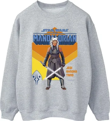 Produktbild von Star Wars - "The Mandalorian Jedi" Sweatshirt für Herren BI46569 (S) (Grau)