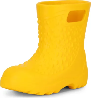 Produktbild von Ladeheid Kinder Mädchen Jungen leichte Eva Gummistiefel Regenstiefel LADW006 (Gelb 1032, 28/29 EU)