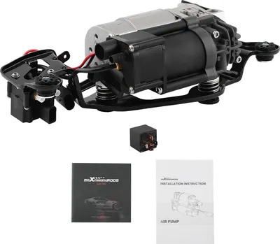 Productafbeelding van Luchtvering compressor + ventielblok voor BMW X5 F15 F85 X6 F16 F86, onderdeelnummer 37206850555