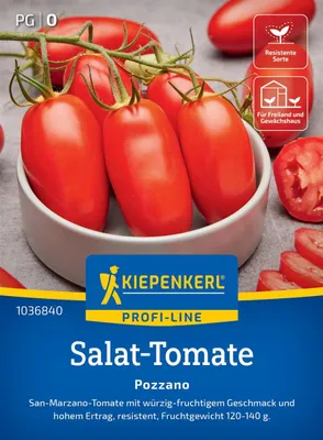 Immagine prodotto di Pomodoro da insalata Pozzano, F1, pomodoro San Marzano - alta resa - resistente - peso del frutto 120-140 g