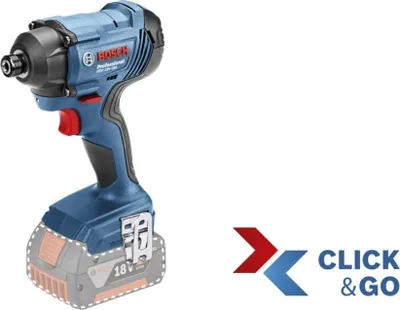 Image de Bosch GDR 18V-160 Professional - Visseuse à choc - sans fil - insert bus 1/4" - 160 N-m - sans batterie - 18 V (06019G5104)