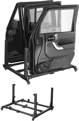 Produktbild von SucceBuy 4-türiger Jeep-Türaufbewahrungswagen für Wrangler JK JKU JL und Gladiator