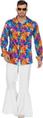 Produktbild von 70er Jahre Hemd Tropic Kaleidoscopic Größe: 50