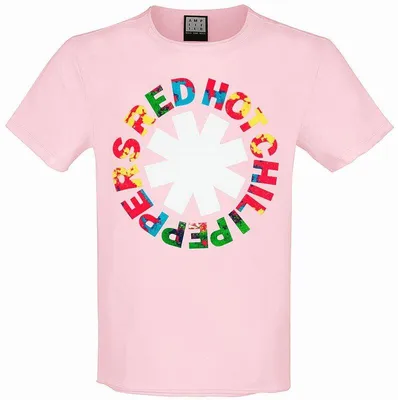 Produktbild von Red Hot Chili Peppers T-Shirt Herren Logo Neon pink XL